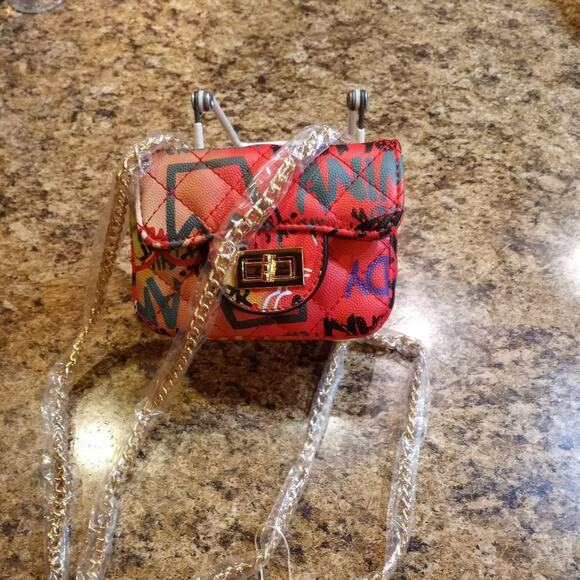 LE MIEL VEGAN PETA-APPROVED CROSS BODY HANDBAG Red - Picture 1 of 16